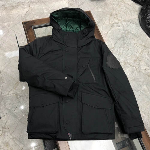 Moncler Down Feather Coat Long Sleeved For Men #828171 $202.00 USD, Wholesale Replica Moncler Down Feather Coat