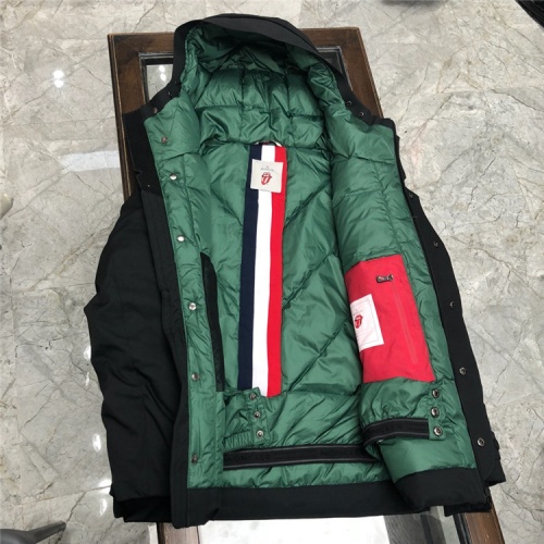 Replica Moncler Down Feather Coat Long Sleeved For Men #828171 $202.00 USD for Wholesale
