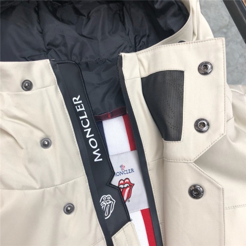 Replica Moncler Down Feather Coat Long Sleeved For Men #828172 $202.00 USD for Wholesale