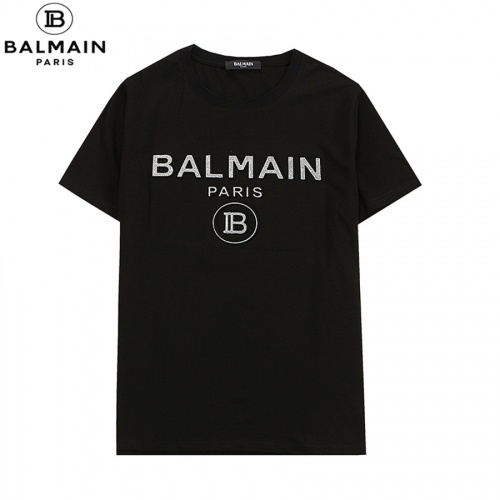 Balmain T-Shirts Short Sleeved For Men #828459 $29.00 USD, Wholesale Replica Balmain T-Shirts