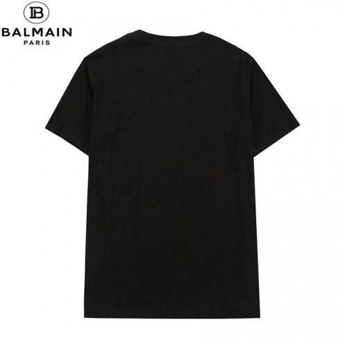 Replica Balmain T-Shirts Short Sleeved For Men #828459 $29.00 USD for Wholesale