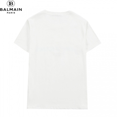 Replica Balmain T-Shirts Short Sleeved For Men #828460 $32.00 USD for Wholesale