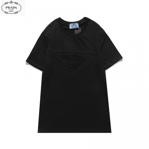 Prada T-Shirts Short Sleeved For Men #828469 $27.00 USD, Wholesale Replica Prada T-Shirts