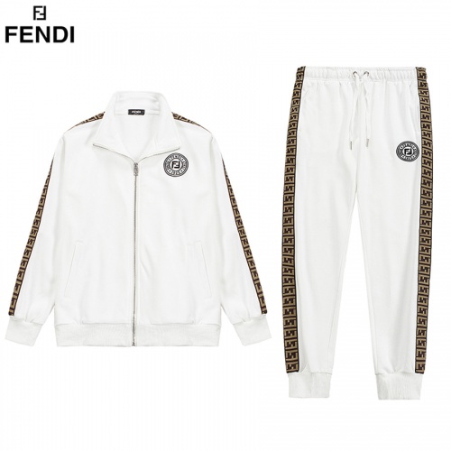 Fendi Tracksuits Long Sleeved For Men #828491 $88.00 USD, Wholesale Replica Fendi Tracksuits