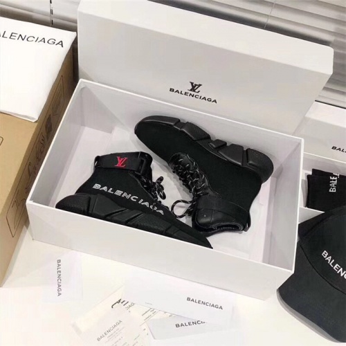 Replica Balenciaga High Tops Shoes For Men #828530 $88.00 USD for Wholesale