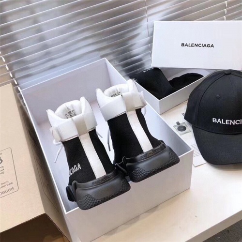Replica Balenciaga High Tops Shoes For Men #828531 $88.00 USD for Wholesale