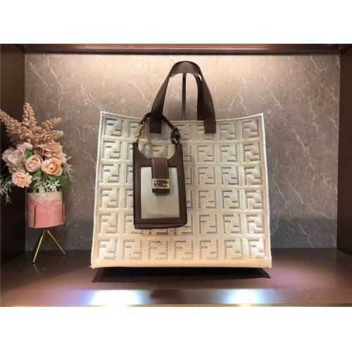 Replica Fendi AAA Quality Tote-Handbags For Women #828551 $183.00 USD for Wholesale