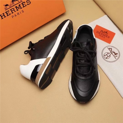 Replica Hermes Casual Shoes For Men #828564 $96.00 USD for Wholesale