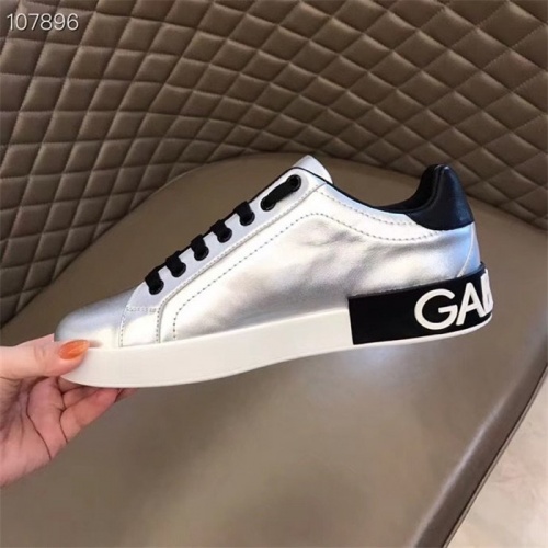 Replica Dolce & Gabbana D&G Casual Shoes For Men #828604 $76.00 USD for Wholesale