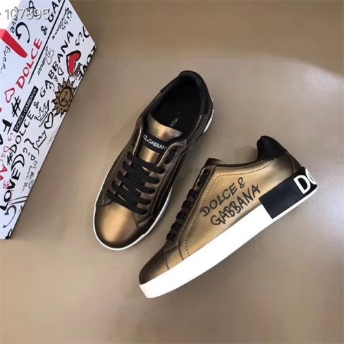 Replica Dolce & Gabbana D&G Casual Shoes For Men #828605 $76.00 USD for Wholesale