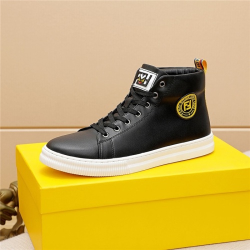 Replica Fendi High Tops Casual Shoes For Men #828631 $76.00 USD for Wholesale