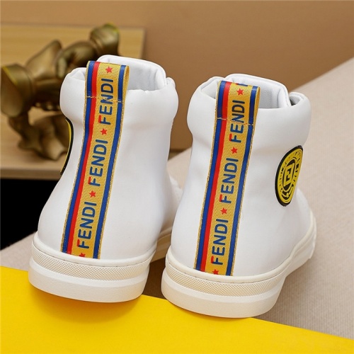 Replica Fendi High Tops Casual Shoes For Men #828632 $76.00 USD for Wholesale