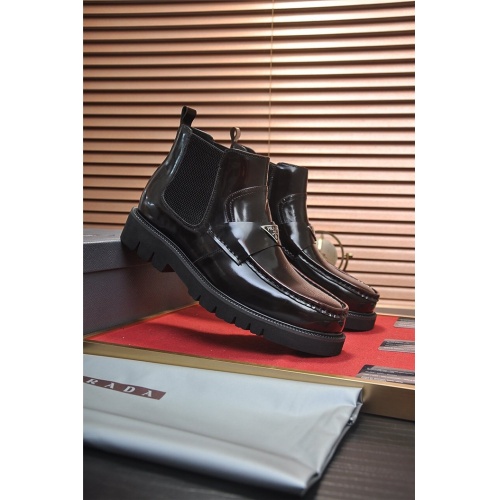 Replica Prada Boots For Men #828949 $105.00 USD for Wholesale