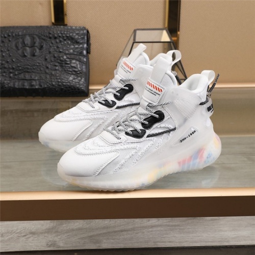 Replica Off-White High Tops Shoes For Men #828953 $82.00 USD for Wholesale