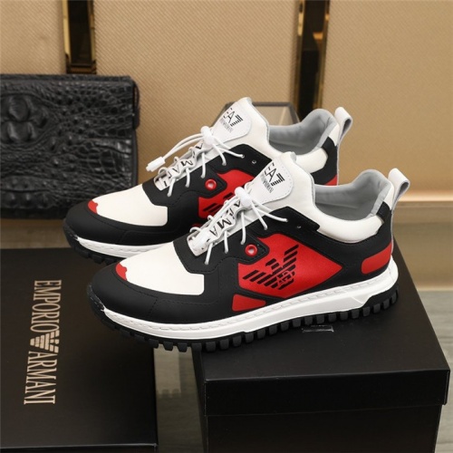 Replica Armani Casual Shoes For Men #828959 $80.00 USD for Wholesale