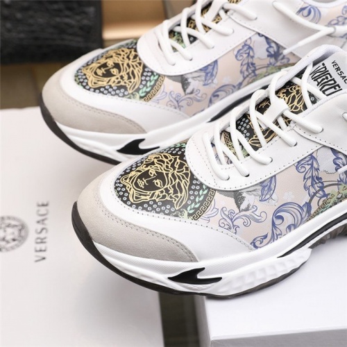 Replica Versace Casual Shoes For Men #828966 $80.00 USD for Wholesale