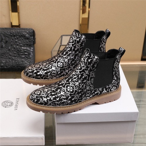 Replica Versace Boots For Men #828971 $82.00 USD for Wholesale