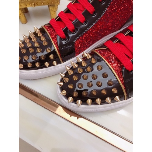 Replica Versace High Tops Shoes For Men #829124 $82.00 USD for Wholesale