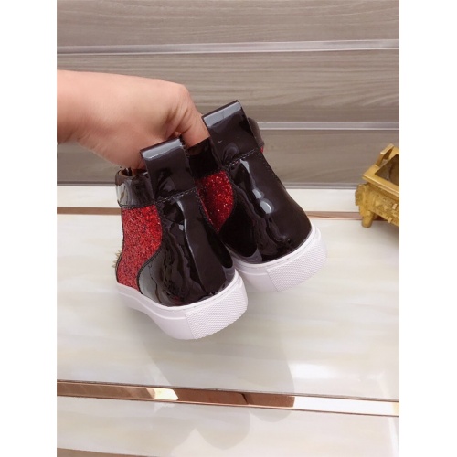 Replica Versace High Tops Shoes For Men #829124 $82.00 USD for Wholesale