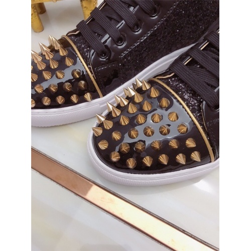 Replica Versace High Tops Shoes For Men #829125 $82.00 USD for Wholesale