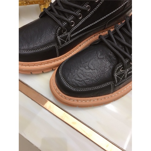 Replica Prada High Tops Shoes For Men #829127 $80.00 USD for Wholesale