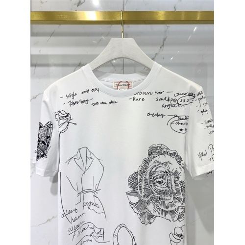 Replica Alexander McQueen T-shirts Short Sleeved For Men #829298 $41.00 USD for Wholesale