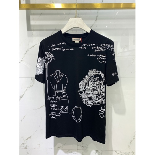 Alexander McQueen T-shirts Short Sleeved For Men #829299 $41.00 USD, Wholesale Replica Alexander McQueen T-shirts
