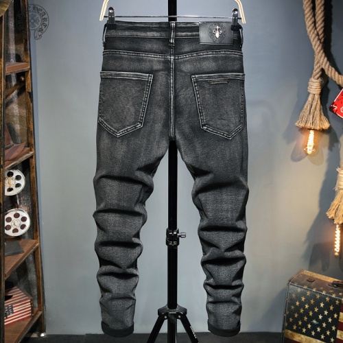 Replica Chrome Hearts Jeans For Men #829312 $48.00 USD for Wholesale