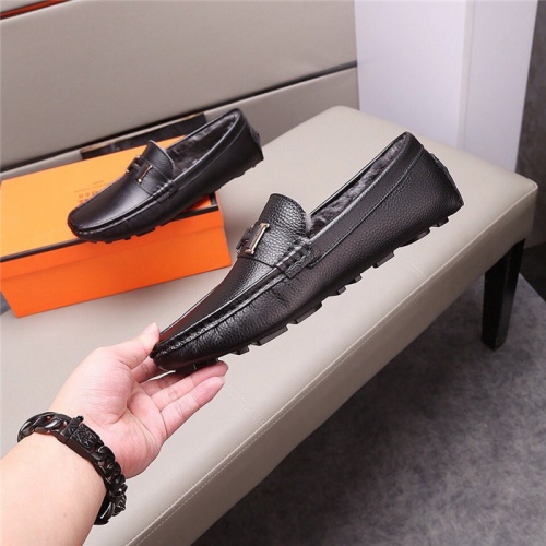 Replica Hermes Casual Shoes For Men #829428 $80.00 USD for Wholesale