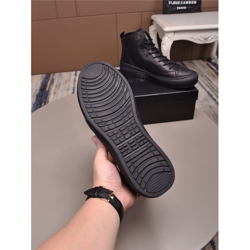Replica Armani High Tops Shoes For Men #829458 $85.00 USD for Wholesale