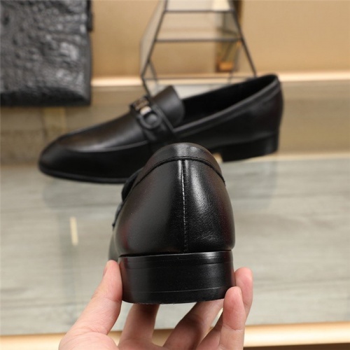 Replica Hermes Leather Shoes For Men #829470 $88.00 USD for Wholesale