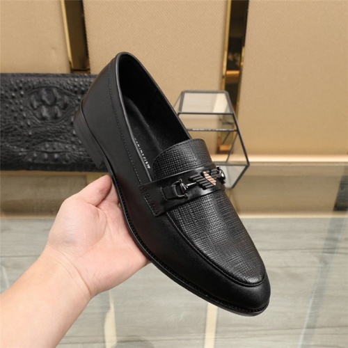 Replica Armani Leather Shoes For Men #829489 $88.00 USD for Wholesale