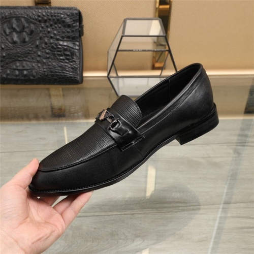 Replica Armani Leather Shoes For Men #829489 $88.00 USD for Wholesale