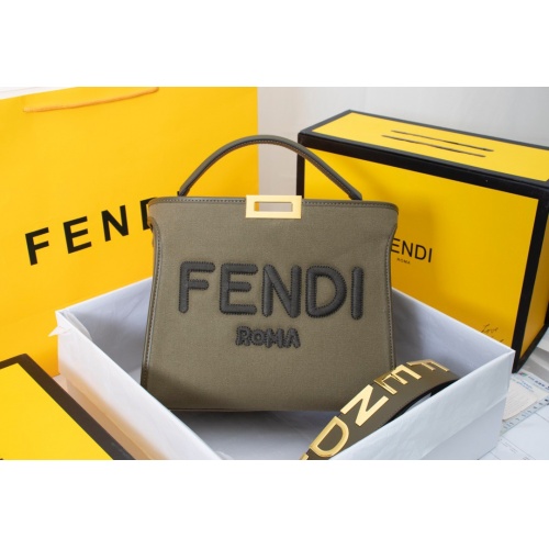 Fendi AAA Quality Handbags For Women #829640 $122.00 USD, Wholesale Replica Fendi AAA Quality Handbags