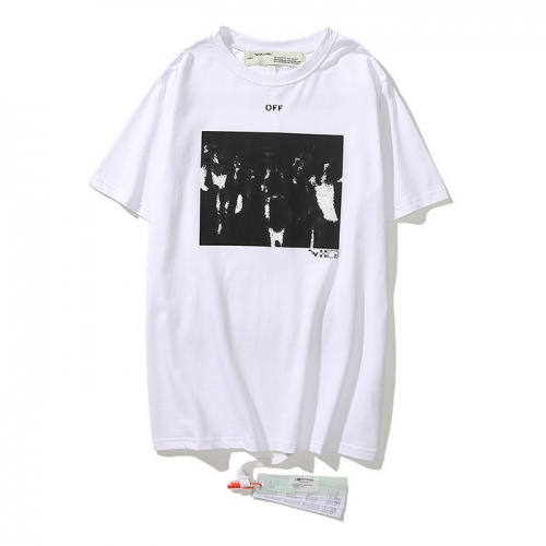 Off-White T-Shirts Short Sleeved For Men #829797 $27.00 USD, Wholesale Replica Off-White T-Shirts