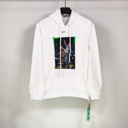 Replica Off-White Hoodies Long Sleeved For Men #829820 $48.00 USD for Wholesale