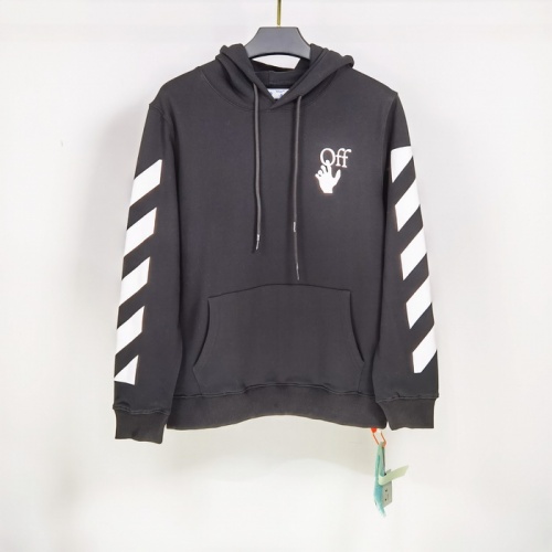 Replica Off-White Hoodies Long Sleeved For Men #829821 $45.00 USD for Wholesale