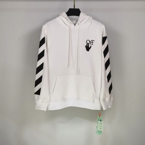 Replica Off-White Hoodies Long Sleeved For Men #829822 $45.00 USD for Wholesale