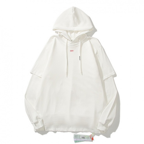 Replica Off-White Hoodies Long Sleeved For Men #829825 $60.00 USD for Wholesale