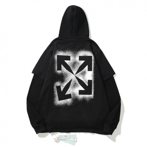 Off-White Hoodies Long Sleeved For Men #829826 $60.00 USD, Wholesale Replica Off-White Hoodies