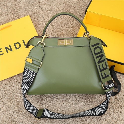 Fendi AAA Quality Handbags For Women #829842 $105.00 USD, Wholesale Replica Fendi AAA Quality Handbags