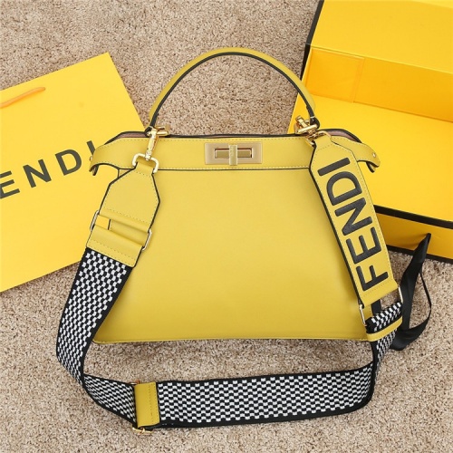 Fendi AAA Quality Handbags For Women #829843 $105.00 USD, Wholesale Replica Fendi AAA Quality Handbags