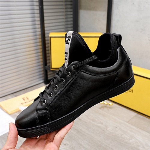 Replica Fendi Casual Shoes For Men #829851 $80.00 USD for Wholesale