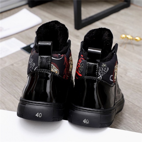 Replica Versace High Tops Shoes For Men #829856 $82.00 USD for Wholesale