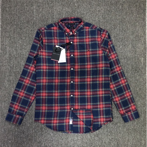 Tommy Hilfiger TH Shirts Long Sleeved For Men #830004 $39.00 USD, Wholesale Replica Tommy Hilfiger TH Shirts