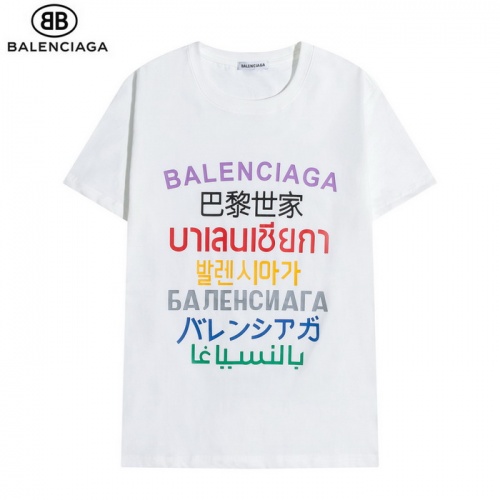 Balenciaga T-Shirts Short Sleeved For Men #830097 $27.00 USD, Wholesale Replica Balenciaga T-Shirts