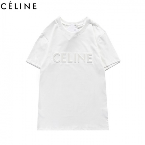 Celine T-Shirts Short Sleeved For Men #830121 $27.00 USD, Wholesale Replica Celine T-Shirts