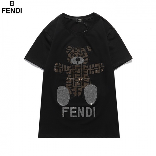 Fendi T-Shirts Short Sleeved For Men #830165 $29.00 USD, Wholesale Replica Fendi T-Shirts