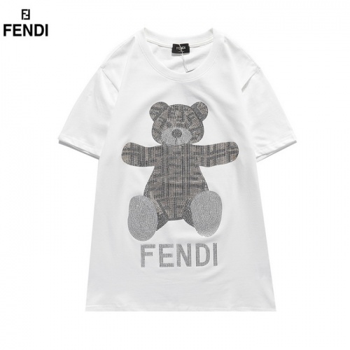 Fendi T-Shirts Short Sleeved For Men #830166 $29.00 USD, Wholesale Replica Fendi T-Shirts
