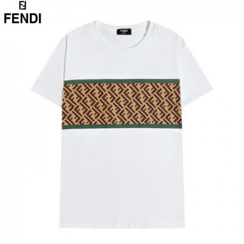 Fendi T-Shirts Short Sleeved For Men #830172 $27.00 USD, Wholesale Replica Fendi T-Shirts